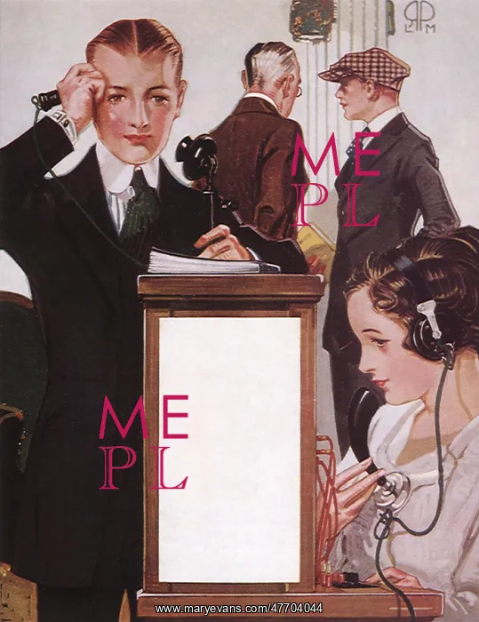  : Man on Phone, Operator
