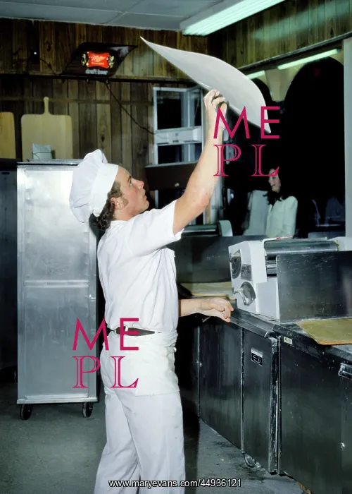 : Man a Pizza Maker Throwing Spinning Tossing Dough : Man a Pizza Maker Throwing Spinning Tossing Dough