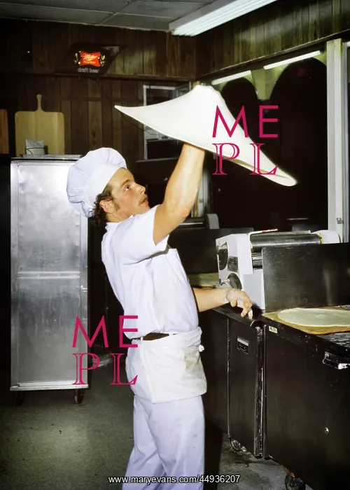 : Man a Pizza Maker Throwing Spinning Tossing Dough : Man a Pizza Maker Throwing Spinning Tossing Dough