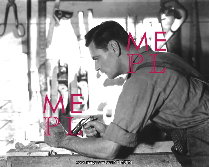  : Man Planing Wood