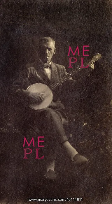 : Man playing the banjo : Man playing the banjo