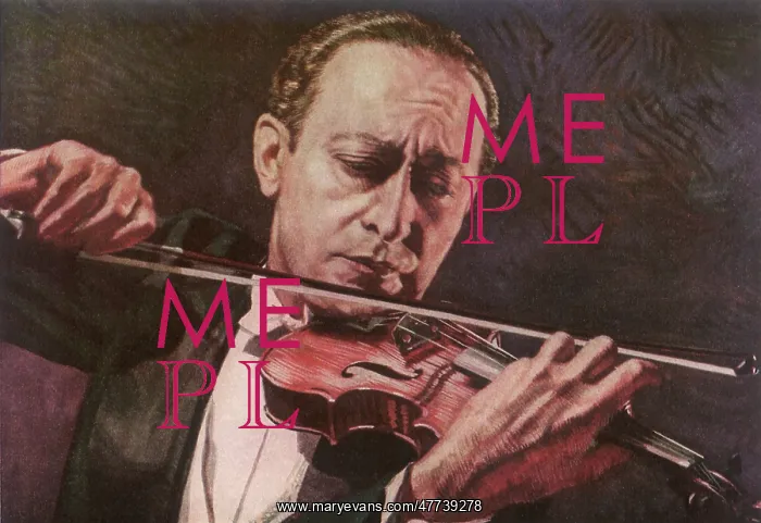  : Man playing violin