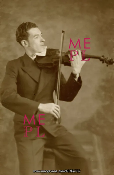  : Man playing the violin