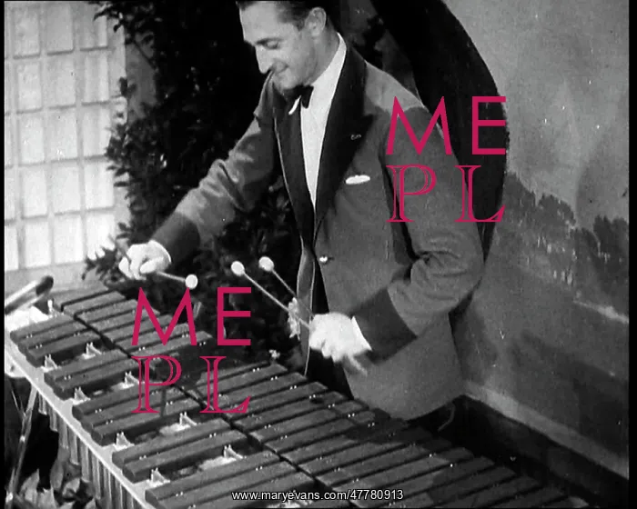 : Man Playing the Xylophone : Man Playing the Xylophone