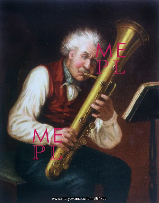: MAN PLAYS OPHICLEIDE : MAN PLAYS OPHICLEIDE
