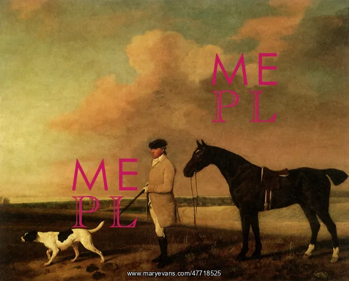  : Man, Pointer and Pony, by Stubbs