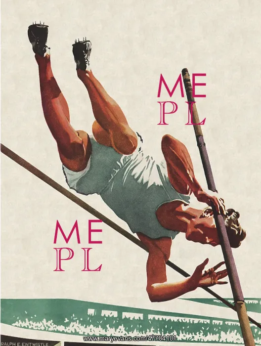  : Man Pole Vaulting