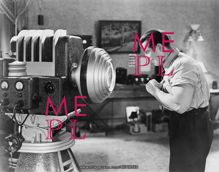 : Man posing for sc -fi camera : Man posing for sc -fi camera