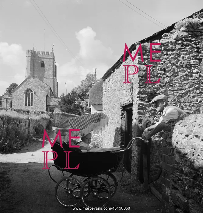 : Man with pram : Man with pram