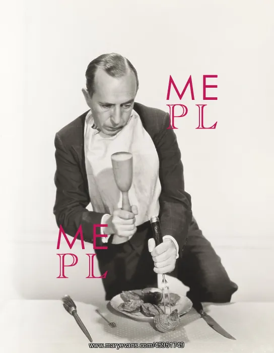 : Man preparing to crack open oyster shell with mallet : Man preparing to crack open oyster shell with mallet
