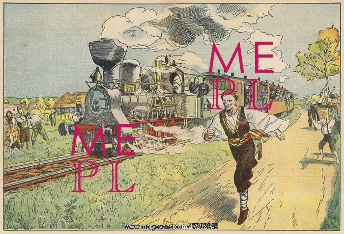 : Man Races Train : Man Races Train