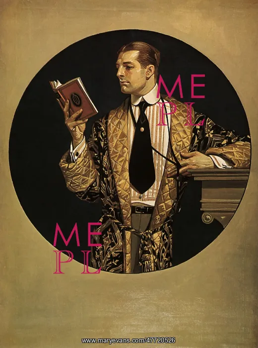 : Man reading book : Man reading book