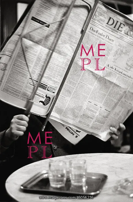 : Man reading the newspaper : Man reading the newspaper