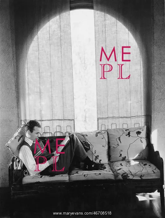 : Man reading on the sofa : Man reading on the sofa