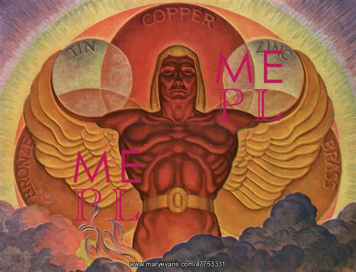 : Man representing Copper, Tin, Zinc, Bronze and Brass : Man representing Copper, Tin, Zinc, Bronze and Brass