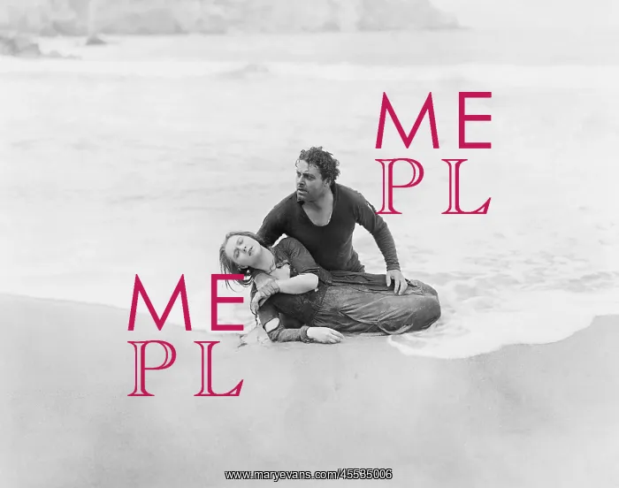 : Man rescuing woman from ocean : Man rescuing woman from ocean