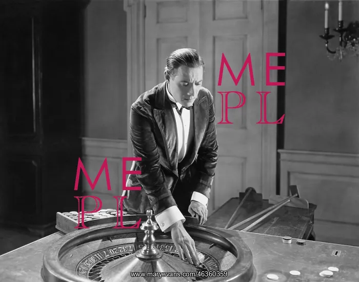  : Man with roulette table