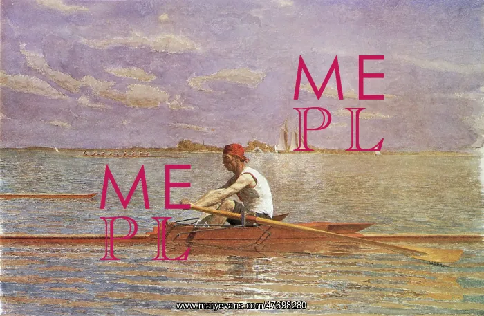  : Man Rowing a Scull