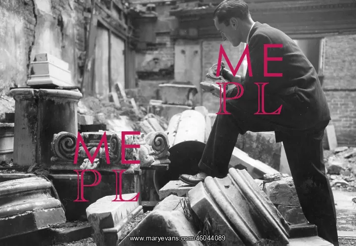 : Man in a salvage yard : Man in a salvage yard
