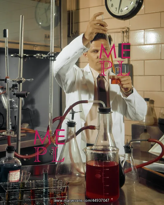 : Man Scientist Chemist Biologist Technician Siphoning : Man Scientist Chemist Biologist Technician Siphoning