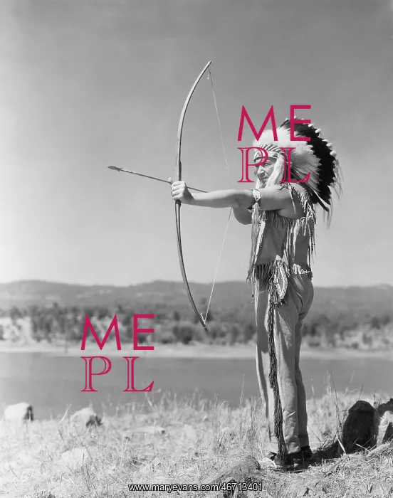 : Man shooting with bow and arrow : Man shooting with bow and arrow
