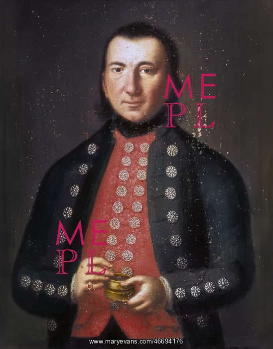 : Man with snuff box, circa 1800 : Man with snuff box, circa 1800