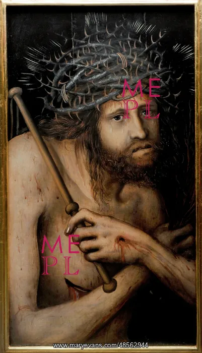 : The Man of Sorrows, c.1520, by Lucas Cranach the Elder (1472 : The Man of Sorrows, c.1520, by Lucas Cranach the Elder (1472