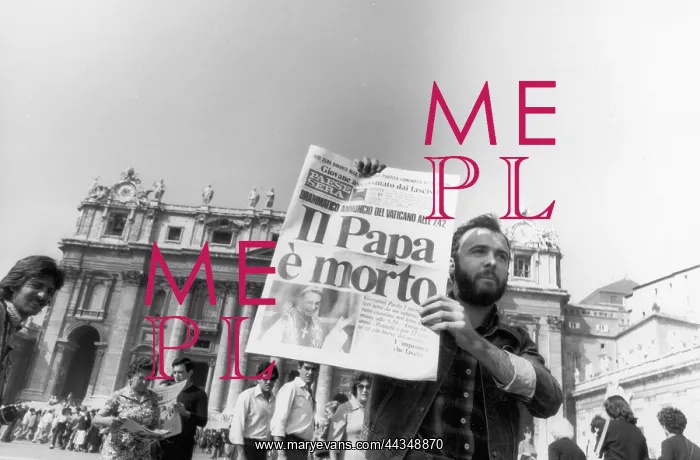 : Man in St. Peter's Square : Man in St. Peter's Square