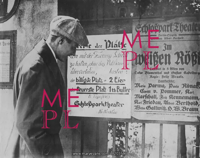 : A Man standing in front of Berlin's Schlossparktheater readi : A Man standing in front of Berlin's Schlossparktheater readi