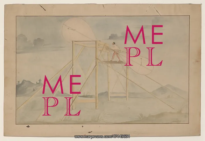 : Man standing on a platform manipulating a set of paddle-like : Man standing on a platform manipulating a set of paddle-like