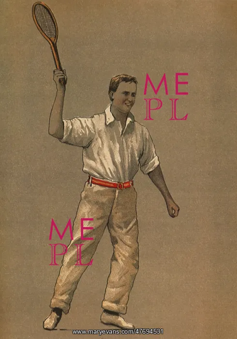  : Man with Tennis Racket