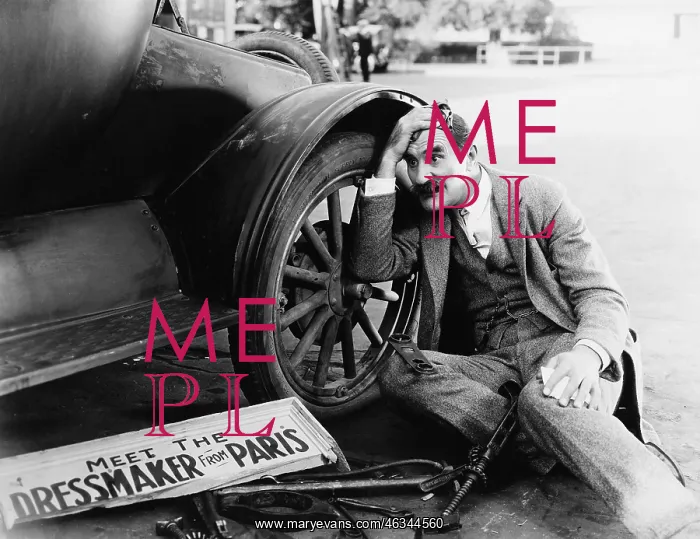 : Man trying to fix broken car : Man trying to fix broken car