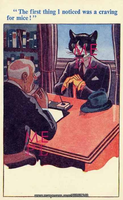 : Man turning into a cat : Man turning into a cat