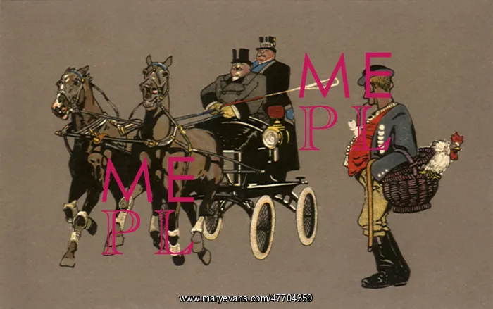  : Man Views Carriage