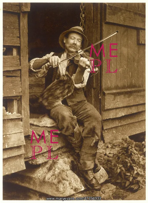 : Man with Violin 1926 : Man with Violin 1926