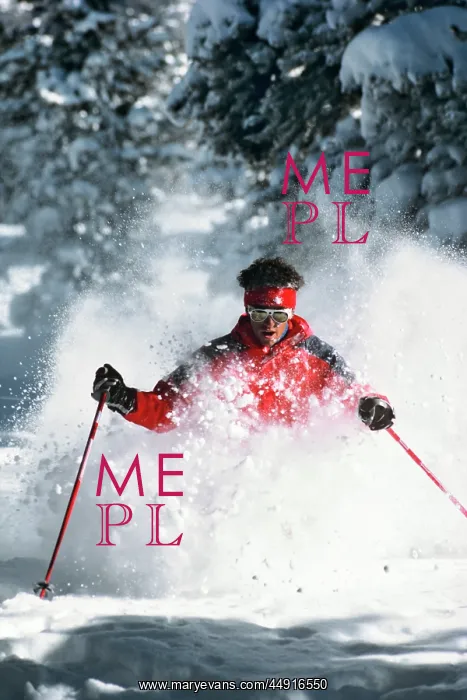 : Man Wearing Red and Black Ski Jacket and Red Headband : Man Wearing Red and Black Ski Jacket and Red Headband