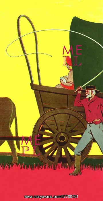  : Man with Whip, Wagon