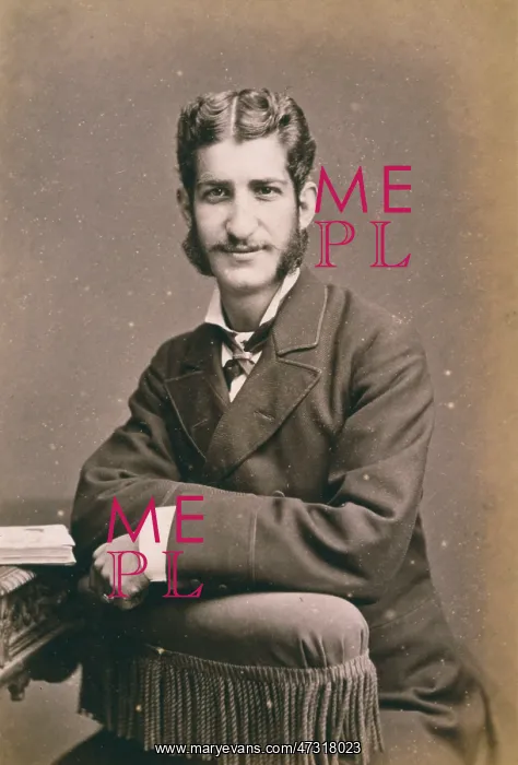 : MAN WITH WHISKERS C1900 : MAN WITH WHISKERS C1900