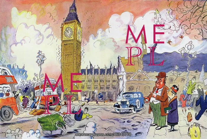 : The man Who Said Big Ben Was Wrong by H M Bateman : The man Who Said Big Ben Was Wrong by H M Bateman