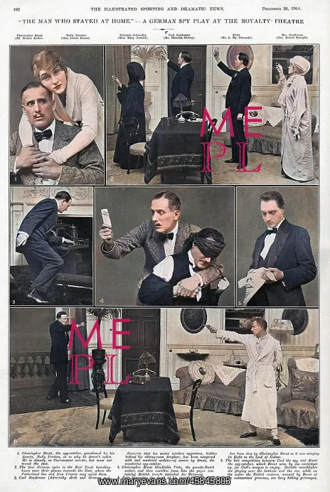 : The Man Who Stayed at Home - German spy play, WW1 : The Man Who Stayed at Home - German spy play, WW1