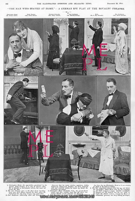 : The Man Who Stayed at Home - German spy play, WW1 : The Man Who Stayed at Home - German spy play, WW1