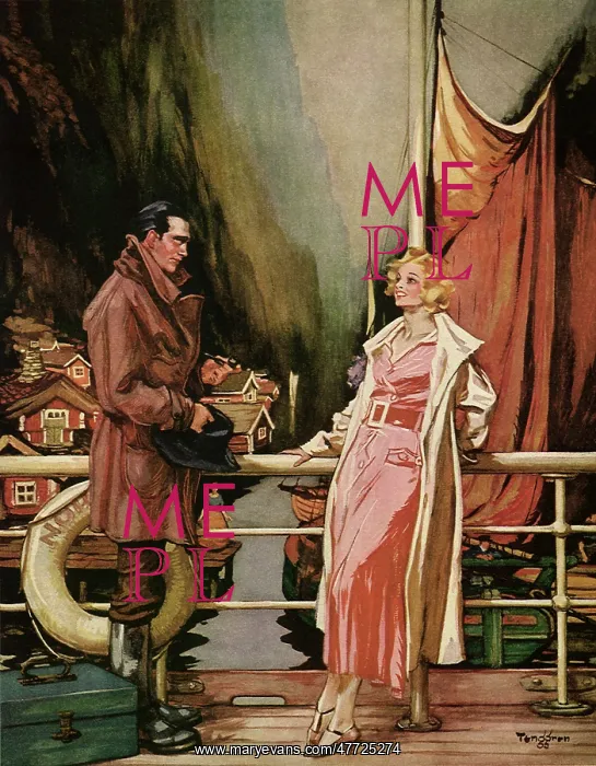 : Man and Woman on a Boat : Man and Woman on a Boat