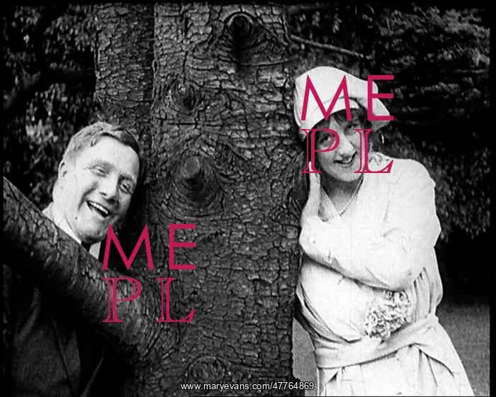 : A Man and A Woman Hiding From Each Other Around : A Man and A Woman Hiding From Each Other Around