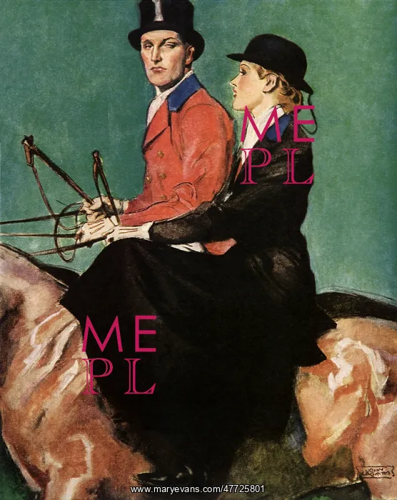  : Man and Woman on Horseback
