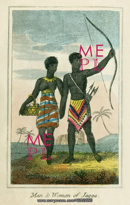 : Man and Woman of the Jaggas People : Man and Woman of the Jaggas People