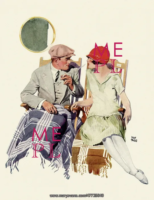  : Man and Woman on Ship Deck