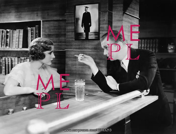 : Man and woman standing together at a bar counter : Man and woman standing together at a bar counter