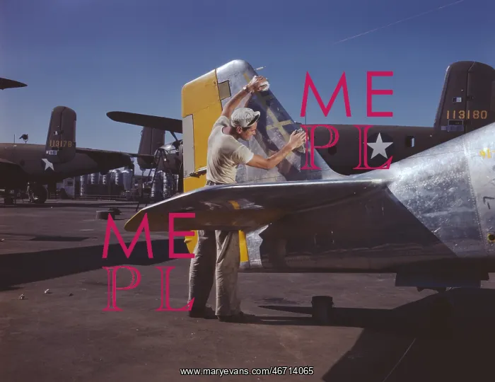 : Man - Worker - Aviation - Wwii : Man - Worker - Aviation - Wwii