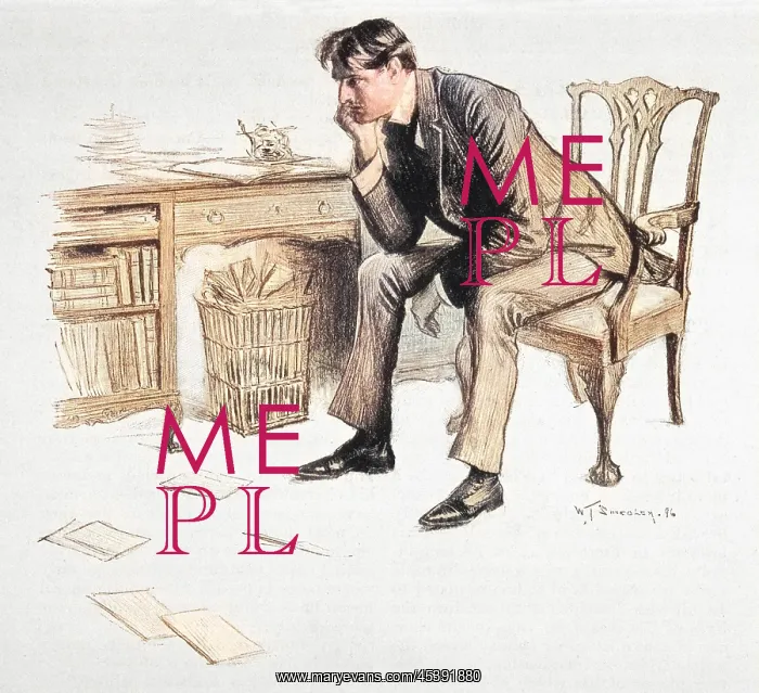 : MAN AND WRITER'S BLOCK : MAN AND WRITER'S BLOCK