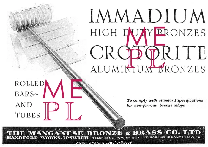 : Managanese Bronze & Brass Co - Immadium / Crotorite : Managanese Bronze & Brass Co - Immadium / Crotorite